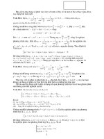 các bài tập về số phức