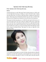 Văn mẫu lớp 9: Nghị luận xã hội về hiện tượng thần tượng