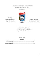 Thiết Kế Hệ Thống Xử Lý Nước Thải Sinh Hoạt – Hồ Sinh Học Cho Khu Dân Cư Thôn Đại Lữ huyện Lập Thạch tỉnh Vĩnh Phúc