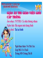 BÀI số 2 GIÁO án mầm NON TỔNG hợp CHỦ đề âm NHẠC cả NHÀ THƯƠNG NHAU bài THI GIÁO VIÊN GIỎI CẤPTHÀNH PHỐ mẫu SLIDE đẹp NHẤT năm 2017 