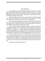 Thiết kế qui trình công nghệ gia công thân và nòng ụ động dùng cho máy tiện T18A