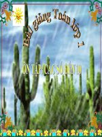 Bài giảng Toán 1 chương 4 bài 5: Đồng hồ. Thời gian