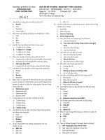 đề thi và đáp án môn mạng máy tính cơ bản