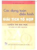 11 cac dang toan dien hinh giai tich to hop LTDH tu luan va trac nghiem (NXB dai hoc quoc gia )   huynh cong thai, 216 trang