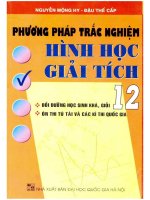 Phương pháp trắc nghiệm hình học giải tích 12