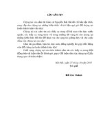 Luận văn thạc sỹ văn học: Người kể chuyện và thế giới nhân vật trong Bút kí từ nhà chết của F.M. Dostoevsky