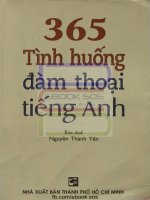 EBOOK SOS 365 tình huống đàm thoại tiếng anh  nguyễn thành yến