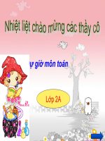 Bài giảng Toán 2 bài Phép cộng có tổng bằng 100 