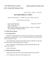 BẢN KIỂM ĐIỂM ĐẢNG VIÊN 2015 1