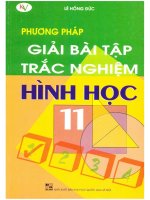 Phương pháp giải bài tập trắc nghiệm hình học 11 (NXB Đại học quốc gia 2007) -Lê Hồng Đức