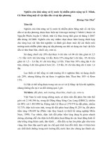 Nghiên cứu khả năng xử lý nước bị nhiễm phèn nặng tại U Minh, Cà Mau bằng một số vật liệu sẵn có tại địa phương