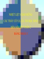 Bài giảng Toán 2 chương 5 bài 5: Bảng nhân 3