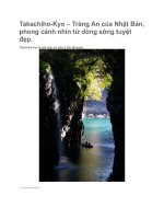 Du lịch nhật bản hẻm núi takachiho 