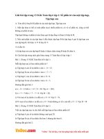 Giải bài tập trang 13 SGK Toán lớp 6 tập 1: Số phần tử của một tập hợp, Tập hợp con