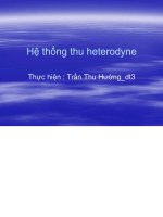 Hệ thống thu heterodyne   bài giảng điện tử