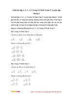 Giải bài tập trang 15 SGK Toán 5: Luyện tập chung 1