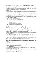 ÔN TẬP NỘI DUNG MÔN HỌC NGHIÊN CỨU MARKETING