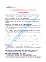 Cac cấu truc thông zụng trong tiếng Anh   Common structures