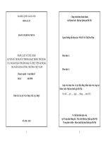 PHÁP LUẬT VỀ THẾ CHẤP QUYỀN SỬ DỤNG ĐẤT TRONG HOẠT ĐỘNG TÍN DỤNG CỦA NGÂN HÀNG THƯƠNG MẠI VÀ THỰC TIỄN ÁP DỤNG TẠI NGÂN HÀNG CÔNG THƯƠNG VIỆT NAM