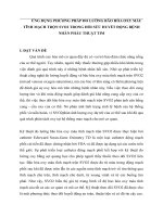 Ứng dụng phương pháp đo lường bão hòa oxy máu tĩnh mạch trộn SVO2 trong hồi sức huyết động bệnh nhân phẫu thuật tim