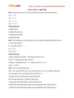 Giải bài tập SGK Toán lớp 10 (Đại số) chương 1: Mệnh đề