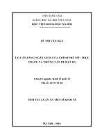 Tái cân bằng ngân sách của chính phủ Mỹ: Thực trạng và những vấn đề đặt ra