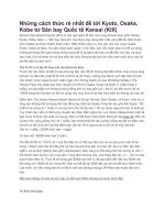 Du lịch nhật bản những cách thức rẻ nhất để tới kyoto 