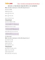 Giải bài tập SGK Toán lớp 10 (Đại số) chương 1: Các tập hợp số