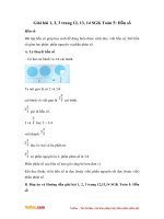 Giải bài tập 1, 2, 3 trang 12, 13, 14 SGK Toán 5: Hỗn số