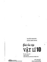 giải bài tập vật lý lớp 10 bản chuẩn 