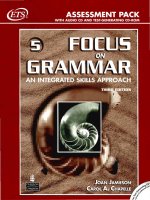 Focus on grammar 5   assessement pack 