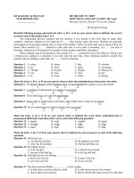 Tài liệu ôn thi TNTHPT tiếng anh