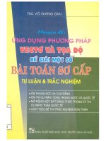 Chuyên đề ứng dụng phương pháp véc tơ và tọa độ để giải một số bài toán sơ cấp