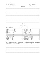 BAI TAP CUOI TUAN 4 LÓP 4