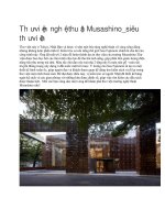 Du lịch nhật bản thư viện nghệ thuật musashino 