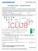 Dao động cơ hay   chuyên bắc ninh 