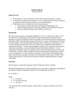 Probit analysis By: Kim Vincent