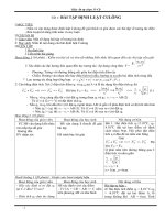 GIÁO ÁN TỰ CHỌN VẬT LÝ 11 CB ĐẦY ĐỦ