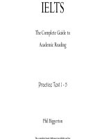 5 Complete reading tests with answers