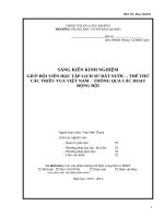 sáng kiến kinh nghiệm môn lịch sử THCS