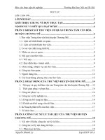 Báo cáo thực tập quản lý thư viện tại Trung tâm văn hóa huyện chương mỹ