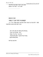 Báo cáo thực tập văn thư lưu trữ: CÔNG TY TNHH một THÀNH VIÊN NHÀ XUẤT bản tài NGUYÊN môi TRƯỜNG và bản đồ VIỆT NAM