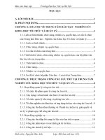 Công tác lưu trữ tại trung tâm đào tạo nghiên cứu khoa học tổ chức và quản lý