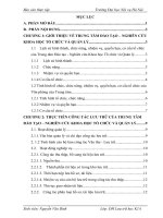 Báo cáo thực tập văn thư lưu trữ tại TRUNG tâm đào tạo – NGHIÊN cứu KHOA học tổ CHỨC và QUẢN lý 2