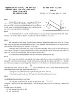 Đề thi (đề xuất) trại hè hùng vương lần thứ XII năm 2016 môn vật lý 10 trường chuyên VĨNH PHÚC 