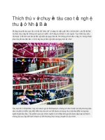 Du lịch nhật bản chuyến tàu cao tốc nghệ thuật ở nhật bản 