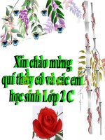 Bài giảng Toán 2 bài Bảng nhân 4 