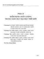 Kiểm định chất lượng trong giáo dục đại học phần 2 