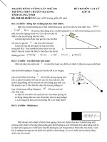 Đề thi (đề xuất) trại hè hùng vương lần thứ XII năm 2016 môn vật lý 10 trường chuyên hạ LONG QUẢNG NINH 
