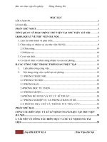 Báo cáo thực tập quản lý thư viện tại THƯ VIỆN  hà nội